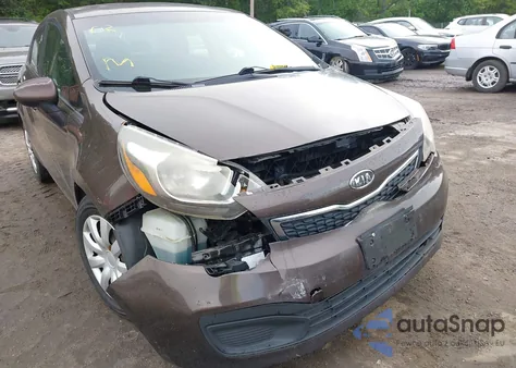 2013 Kia Rio Ex из США, поврежденный, VIN KNADN4A30D6113403